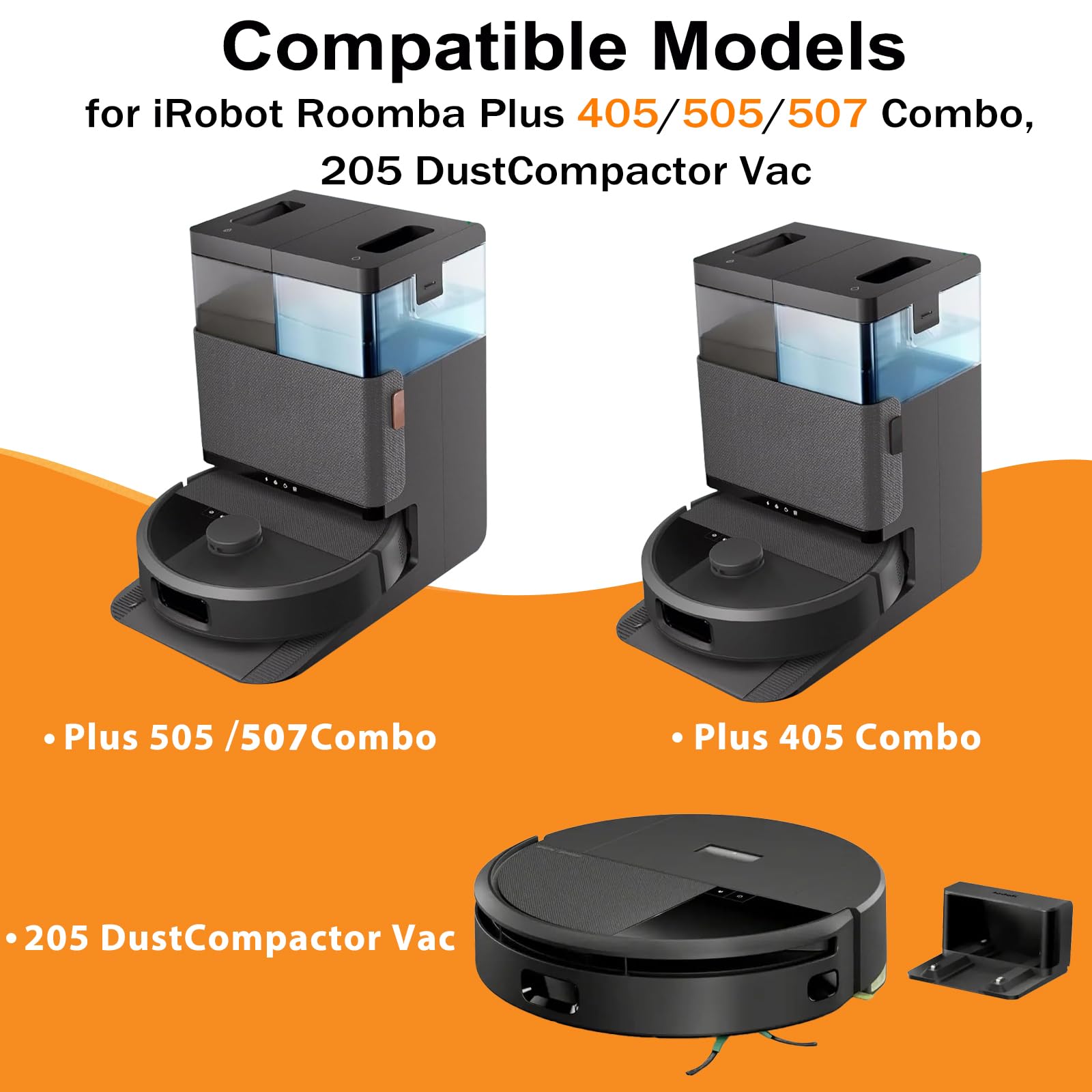 Amazon | iRobot Roomba Plus 405/505/507コンボ&205 DustCompactor